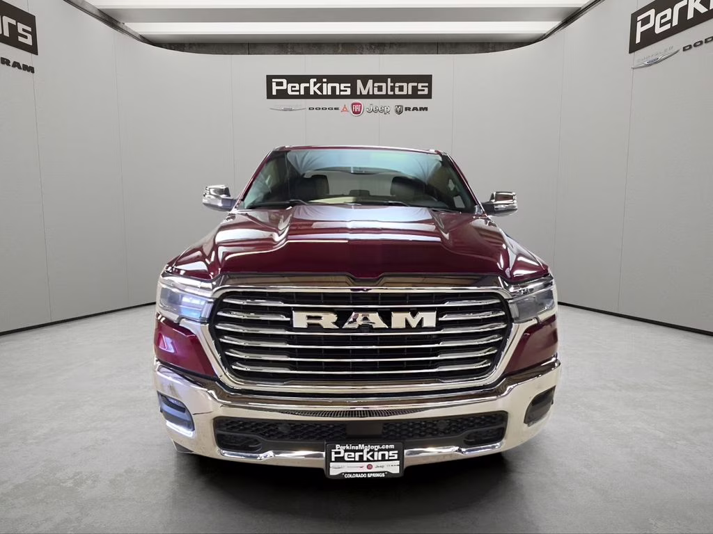 2025 Delmonico Red Pearlcoat Ram 1500 Laramie 4X4 Truck