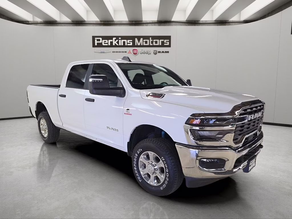 2025 Bright White Clearcoat Ram 2500 Big Horn 4X4 Truck