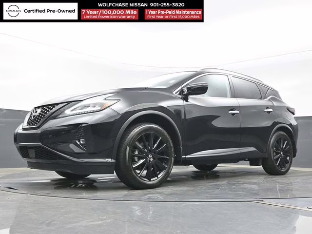 2024 Super Black Nissan Murano SV AWD SUV