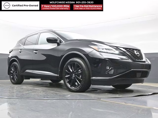 2024 Super Black Nissan Murano SV AWD SUV