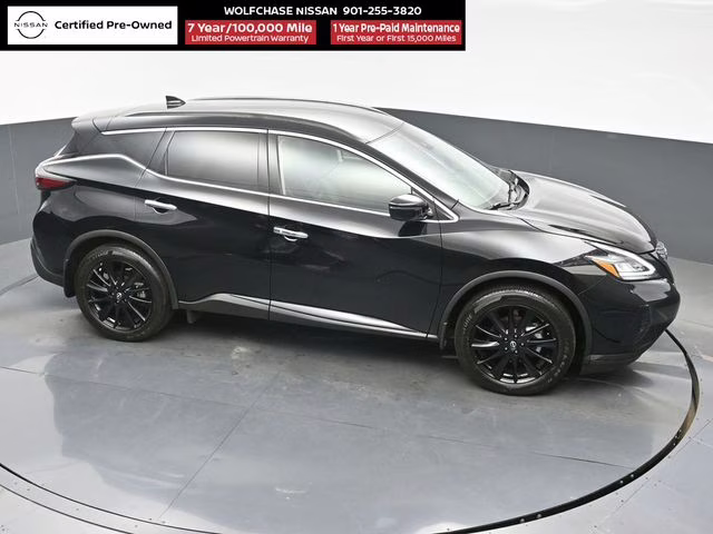 2024 Super Black Nissan Murano SV AWD SUV