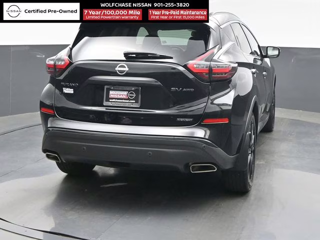 2024 Super Black Nissan Murano SV AWD SUV