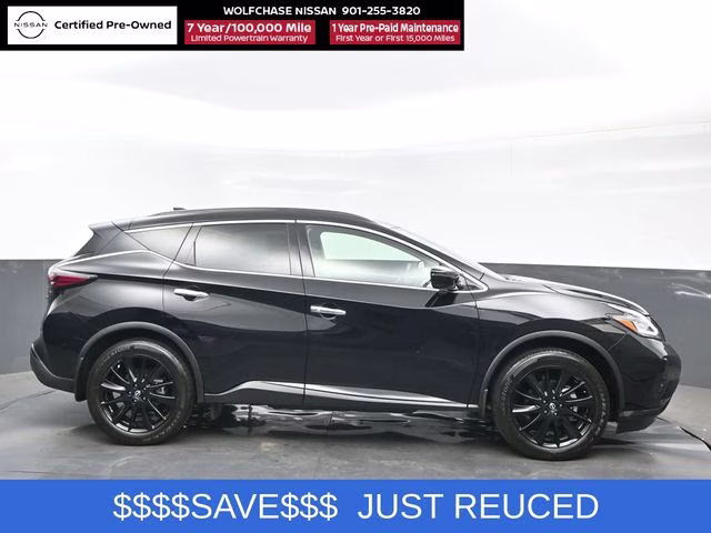 2024 Super Black Nissan Murano SV AWD SUV