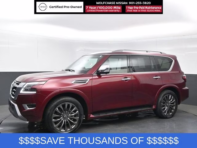 2024 Coulis Red Pearl Nissan Armada Platinum 4X4 SUV