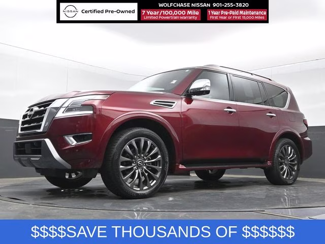 2024 Coulis Red Pearl Nissan Armada Platinum 4X4 SUV