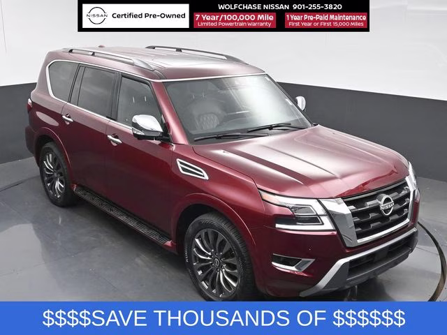 2024 Coulis Red Pearl Nissan Armada Platinum 4X4 SUV