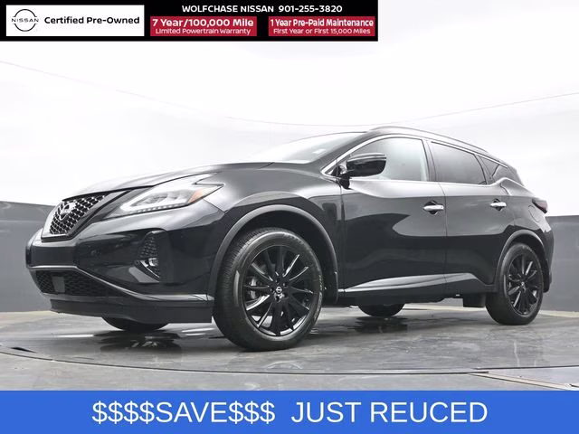 2024 Super Black Nissan Murano SV AWD SUV