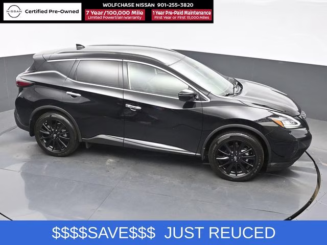 2024 Super Black Nissan Murano SV AWD SUV