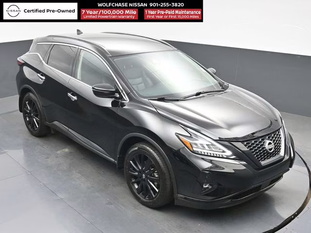 2024 Super Black Nissan Murano SV AWD SUV
