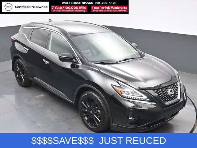2024 Super Black Nissan Murano SV AWD SUV
