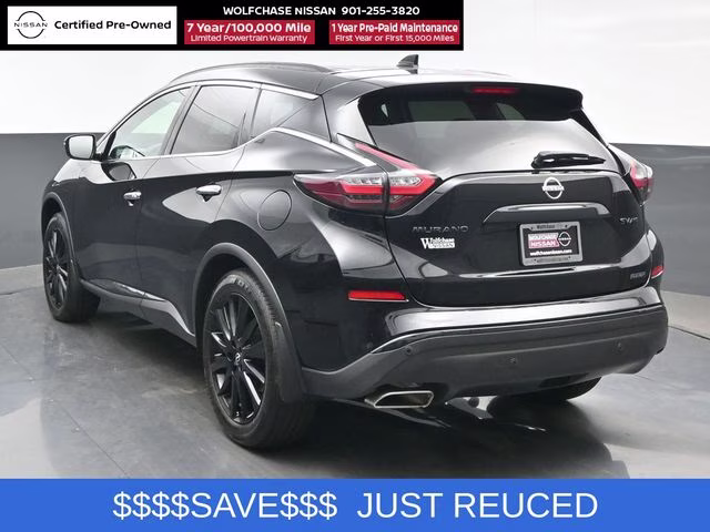 2024 Super Black Nissan Murano SV AWD SUV