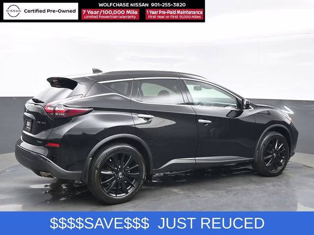 2024 Super Black Nissan Murano SV AWD SUV