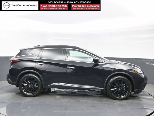 2024 Super Black Nissan Murano SV AWD SUV