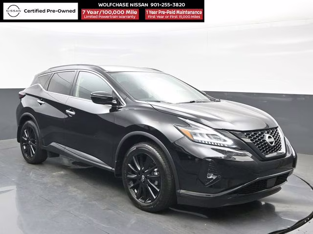 2024 Super Black Nissan Murano SV AWD SUV