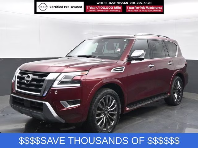 2024 Coulis Red Pearl Nissan Armada Platinum 4X4 SUV