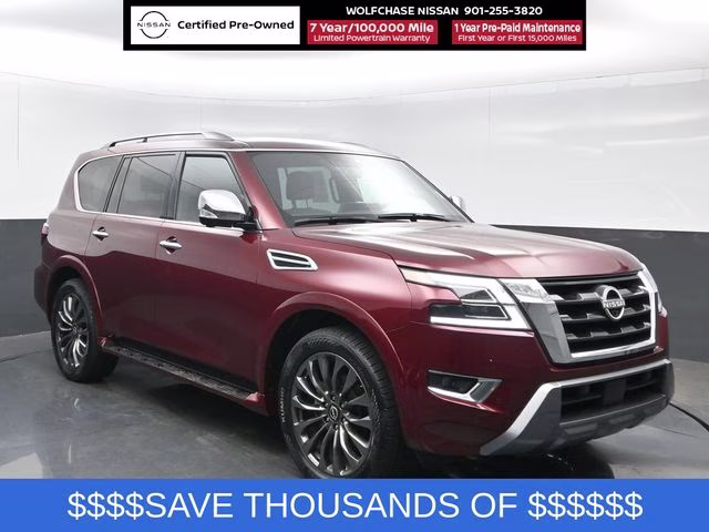2024 Coulis Red Pearl Nissan Armada Platinum 4X4 SUV