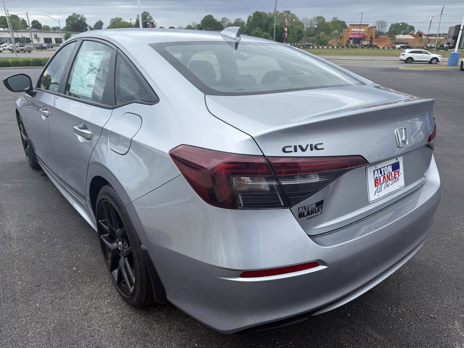 2026 Solar Silver Metallic Honda Civic Sedan Sport FWD Sedan