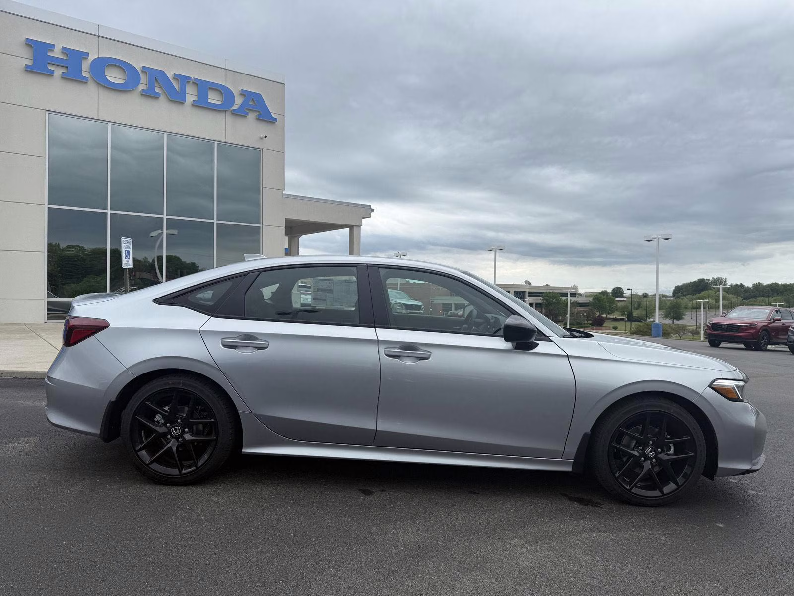 2026 Solar Silver Metallic Honda Civic Sedan Sport FWD Sedan