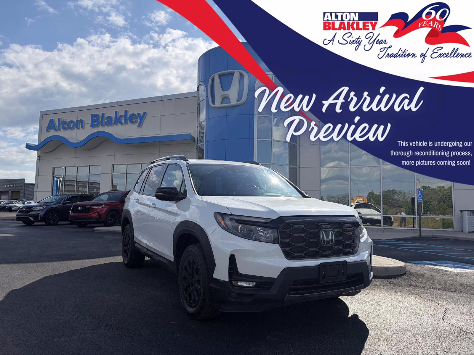 2022 Platinum White Pearl Honda Passport TrailSport AWD SUV