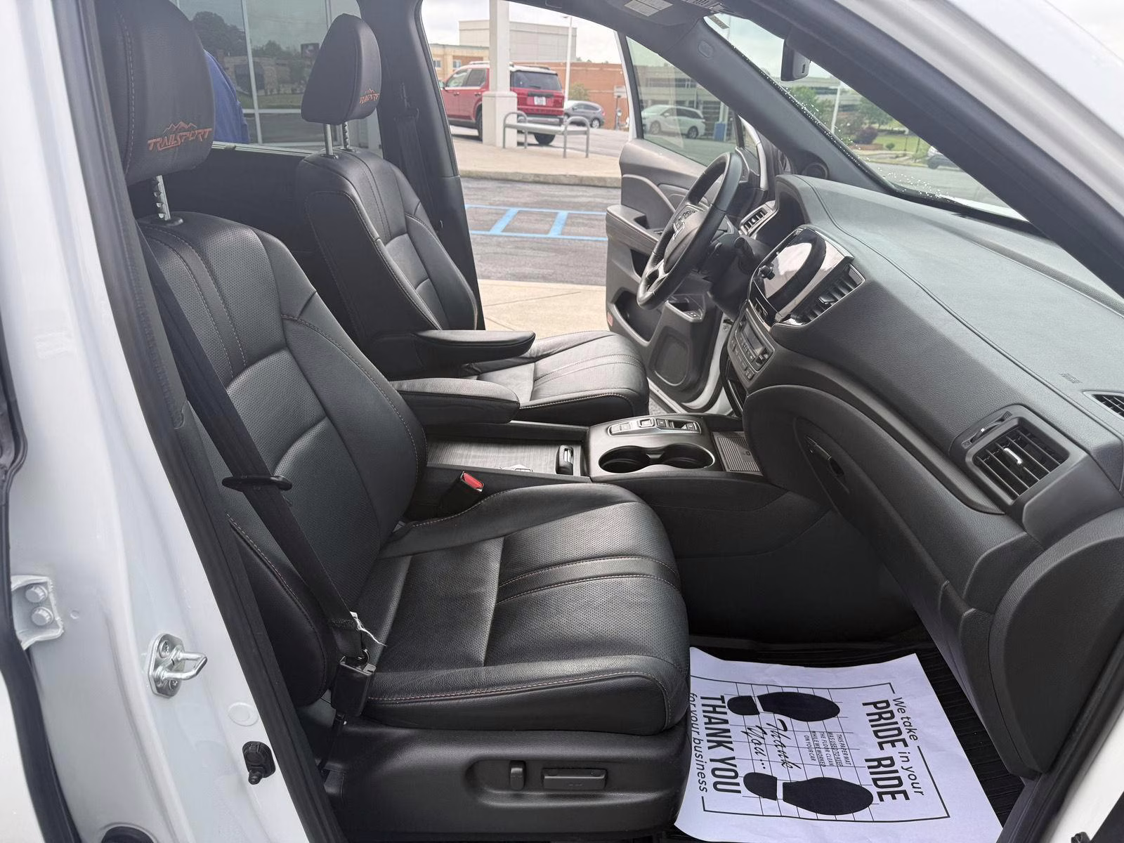 2022 Platinum White Pearl Honda Pilot TrailSport AWD SUV