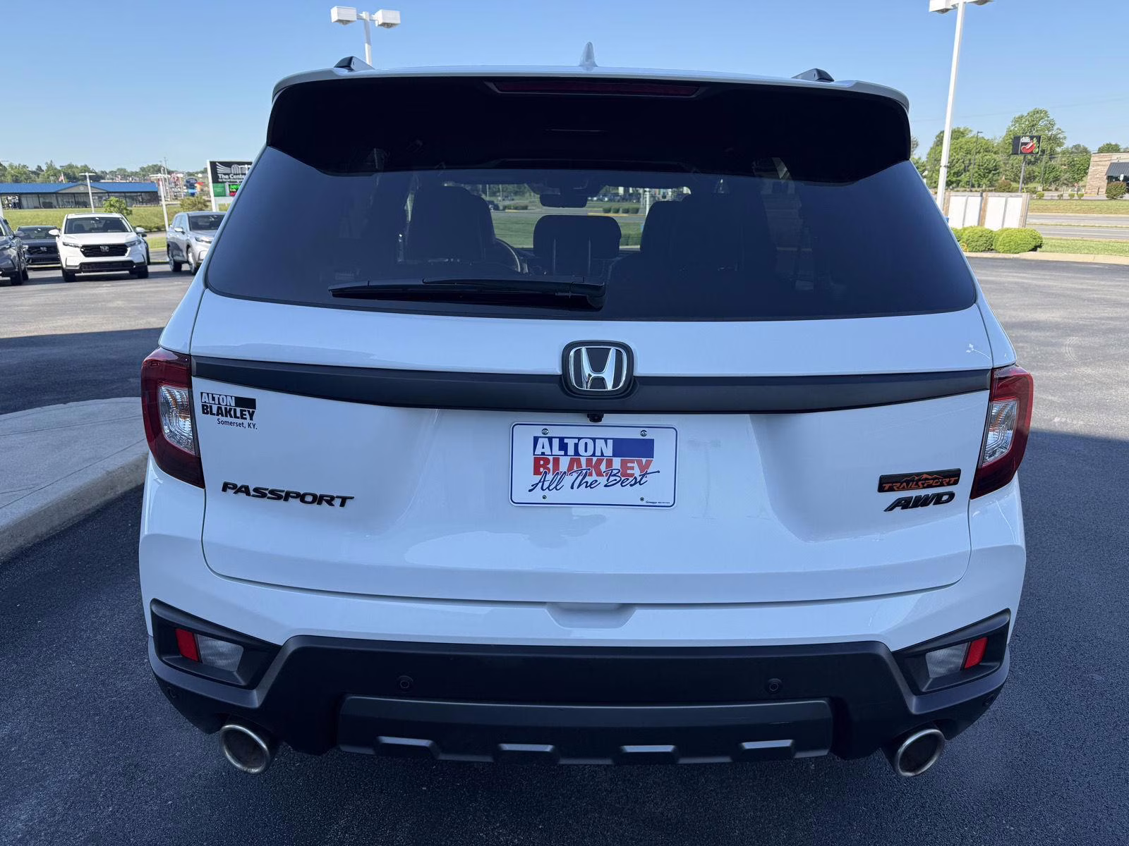 2022 Platinum White Pearl Honda Passport TrailSport AWD SUV