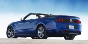 2014 Deep Impact Blue Metallic Ford Mustang V6 Premium RWD Convertible