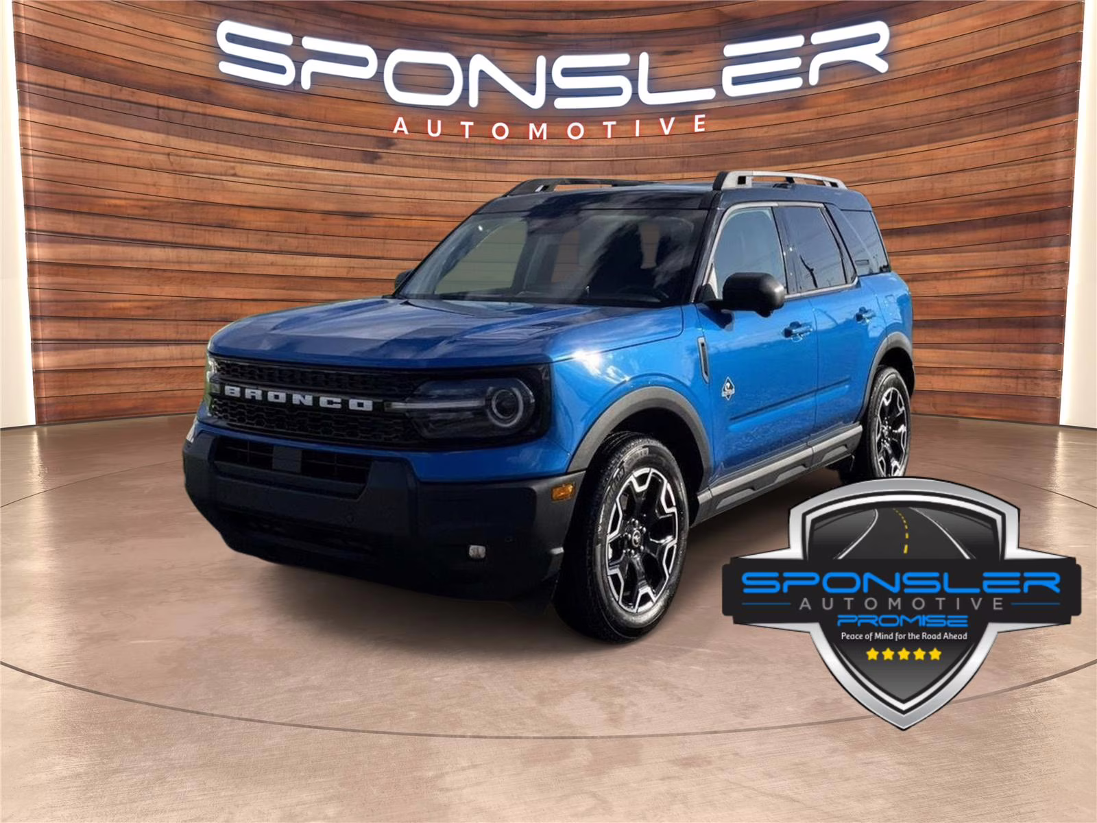 2025 Velocity Blue Ford Bronco Sport Outer Banks 4X4 SUV