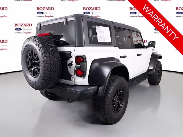 2023 Oxford White Ford Bronco Raptor 4X4 SUV