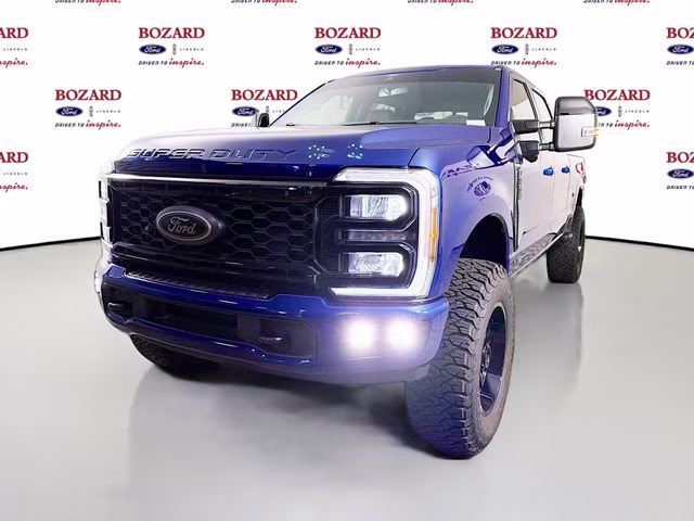 2026 Argon Blue Metallic Ford Super Duty F-350 SRW Lariat Bozard Built 4X4 Truck
