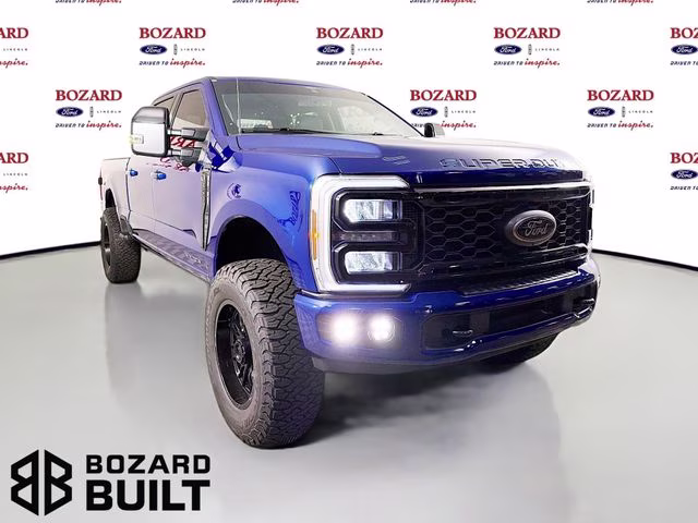 2026 Argon Blue Metallic Ford Super Duty F-350 SRW Lariat Bozard Built 4X4 Truck