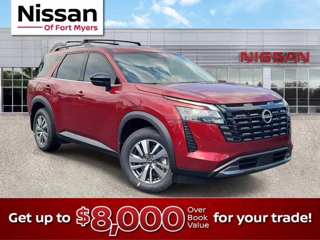2026 Scarlet Ember Tintcoat Nissan Pathfinder SL FWD SUV