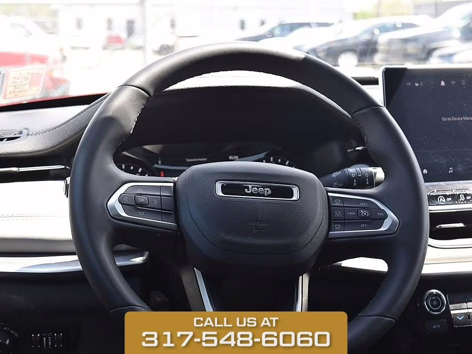 2025 Red Hot Pearlcoat Jeep Compass Limited 4X4 SUV