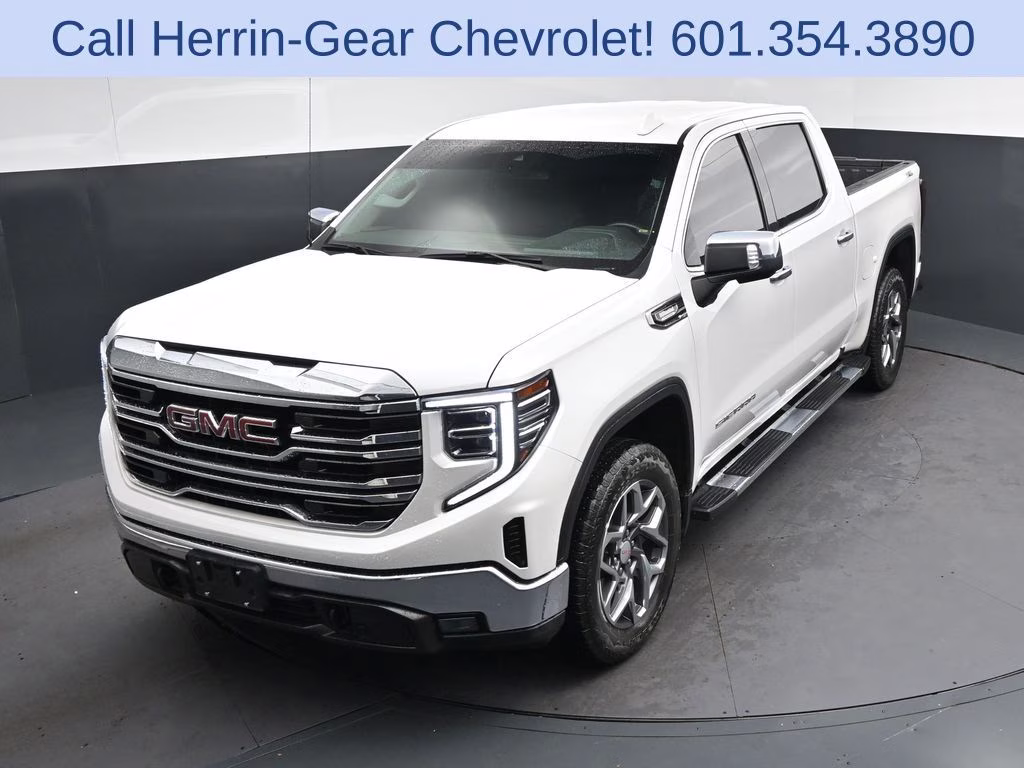 2023 White Frost GMC Sierra 1500 SLT 4X4 Truck