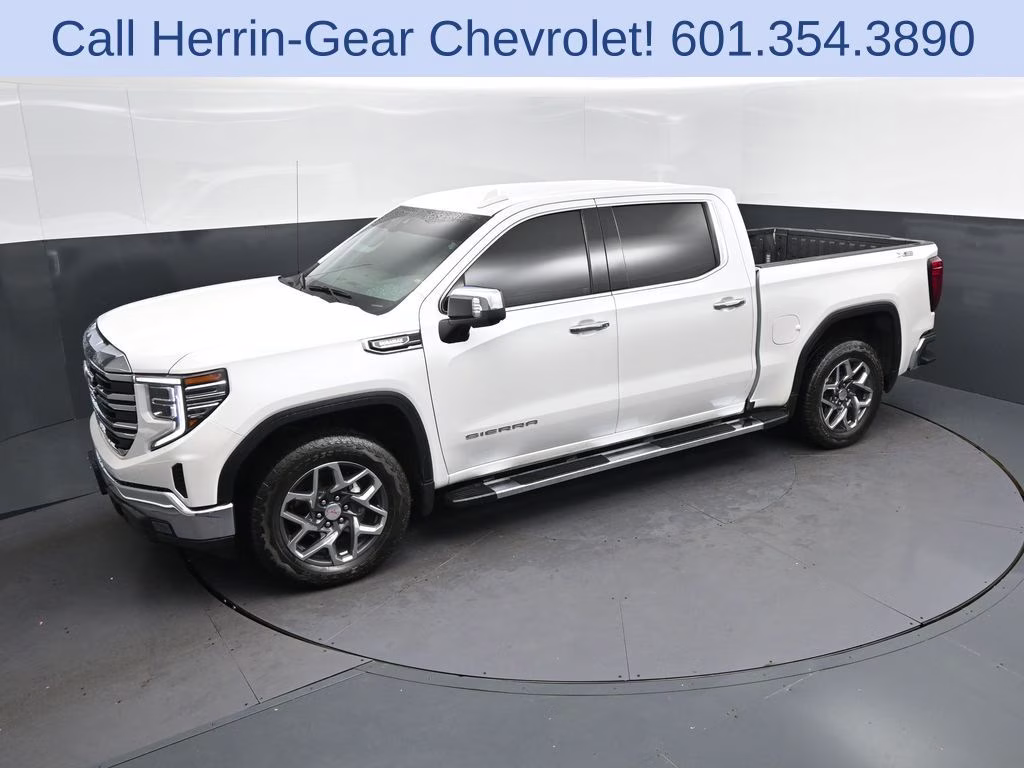 2023 White Frost GMC Sierra 1500 SLT 4X4 Truck