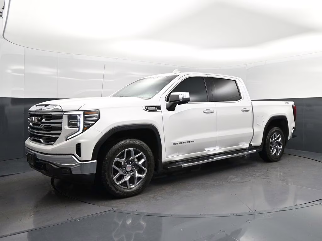 2023 White Frost GMC Sierra 1500 SLT 4X4 Truck