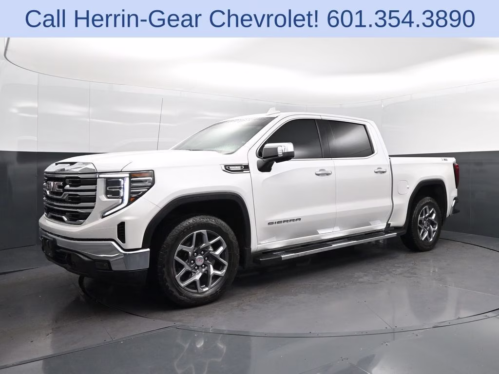 2023 White Frost GMC Sierra 1500 SLT 4X4 Truck