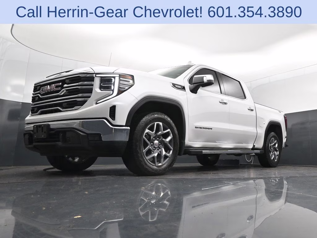 2023 White Frost GMC Sierra 1500 SLT 4X4 Truck