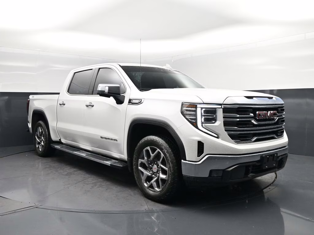2023 White Frost GMC Sierra 1500 SLT 4X4 Truck