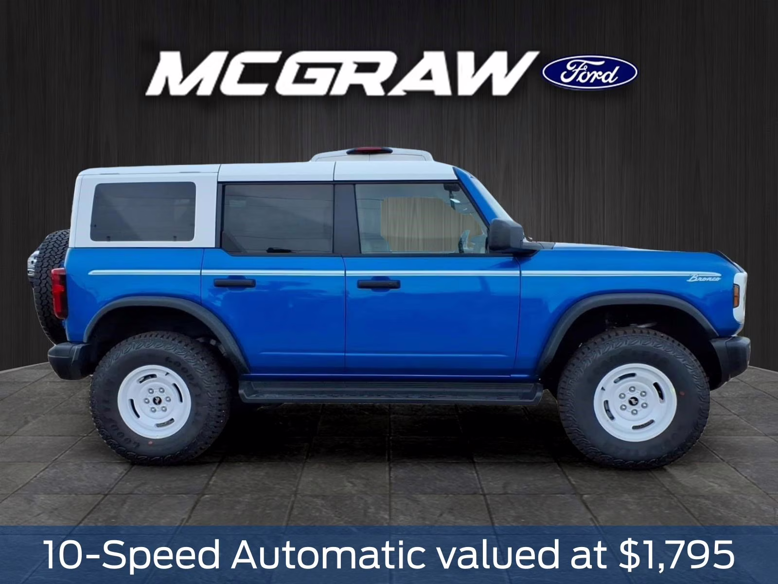 2026 Blue Ford Bronco Heritage Edition 4X4 SUV