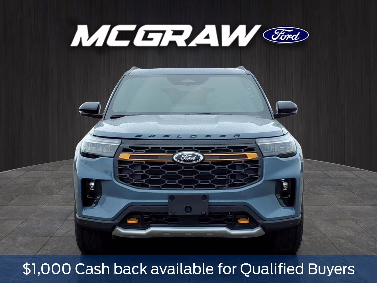 2026 Blue Ford Explorer Tremor 4X4 SUV