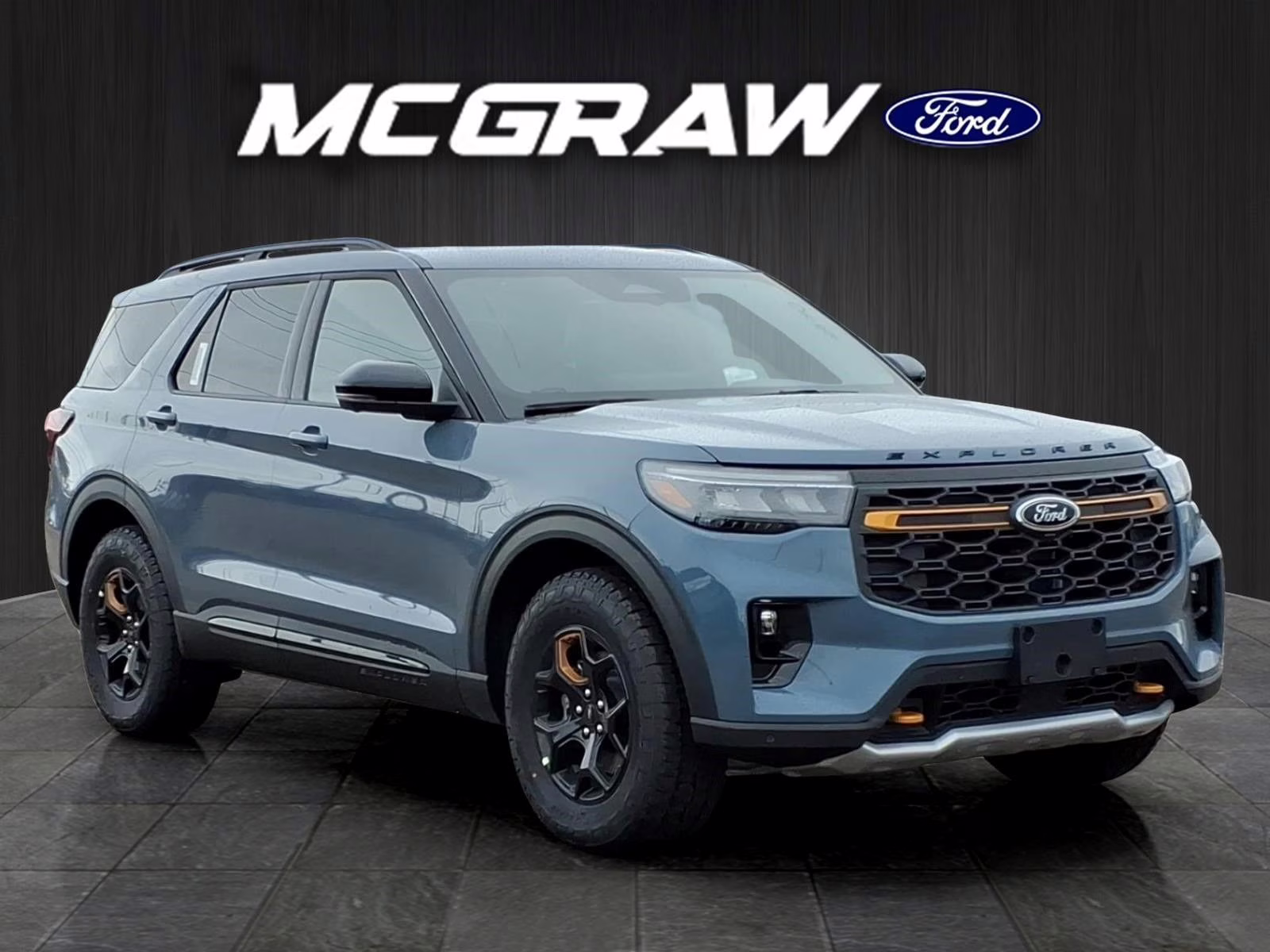 2026 Blue Ford Explorer Tremor 4X4 SUV