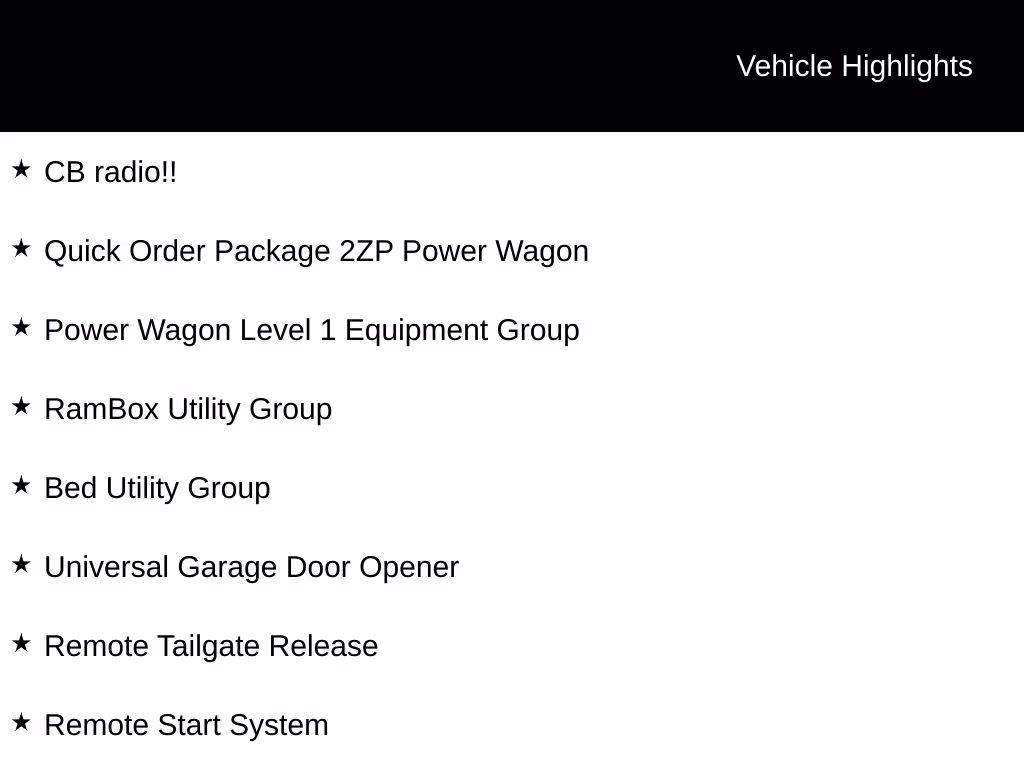 2020 Crystal Metallic Ram 2500 Power Wagon 4X4 Truck