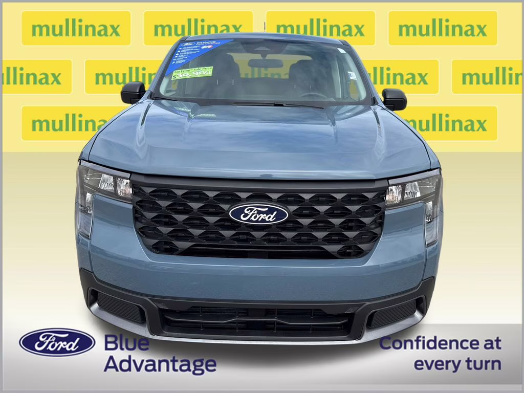 2025 Azure Gray Metallic Tri-Coat Ford Maverick XLT FWD Truck