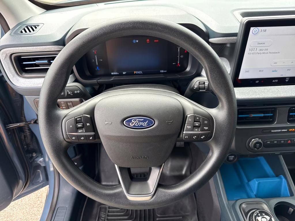 2025 Azure Gray Metallic Tri-Coat Ford Maverick XLT FWD Truck