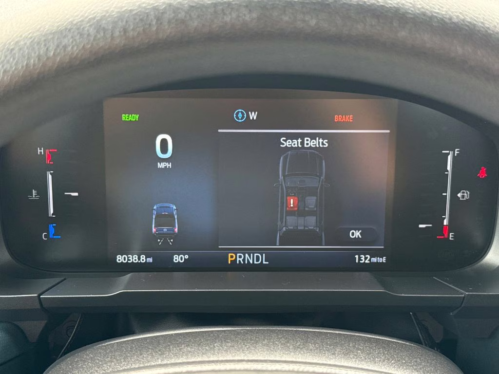 2025 Azure Gray Metallic Tri-Coat Ford Maverick XLT FWD Truck