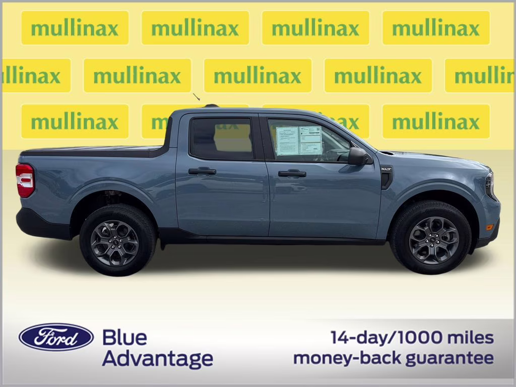 2025 Azure Gray Metallic Tri-Coat Ford Maverick XLT FWD Truck