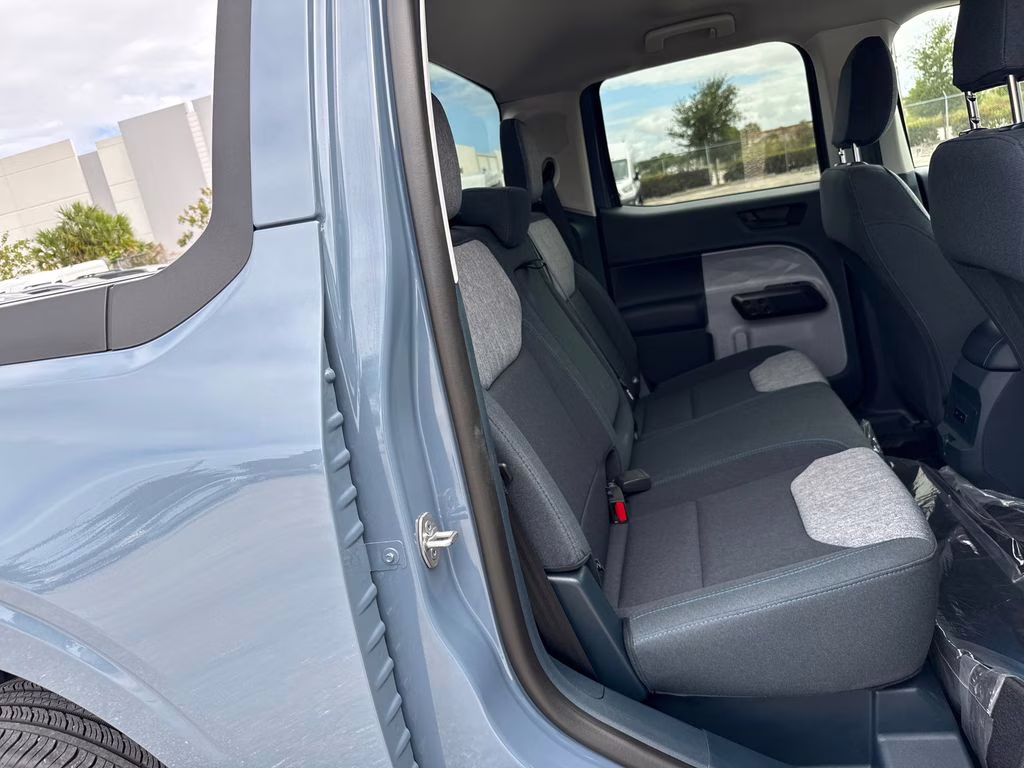 2025 Azure Gray Metallic Tri-Coat Ford Maverick XLT FWD Truck