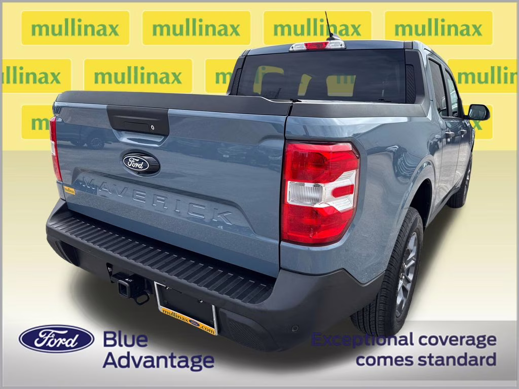 2025 Azure Gray Metallic Tri-Coat Ford Maverick XLT FWD Truck