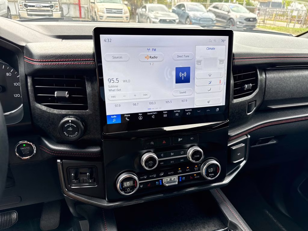 2023 Star White Metallic Tri-Coat Ford Expedition Limited Stealth Edition RWD SUV