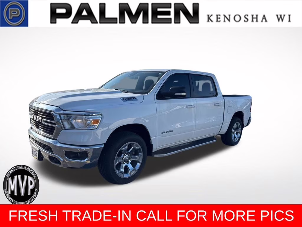 2021 Bright White Clearcoat Ram 1500 Big Horn/Lone Star 4X4 Truck